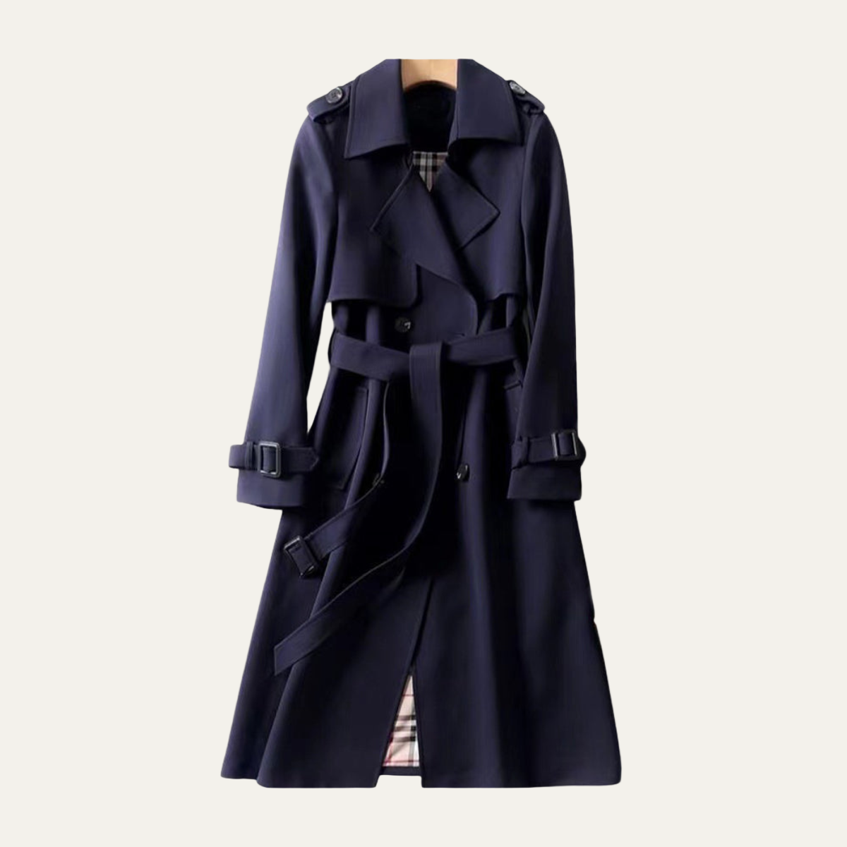 Timeless Waterproof Belted Raincoat