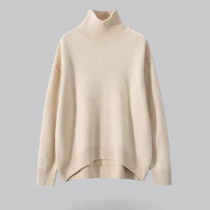 Women's Chic Crew Neck Sweater Pullover - OutfitLondon