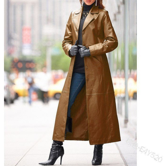 Chic Vegan Leather Jacket with Elegant Buttons