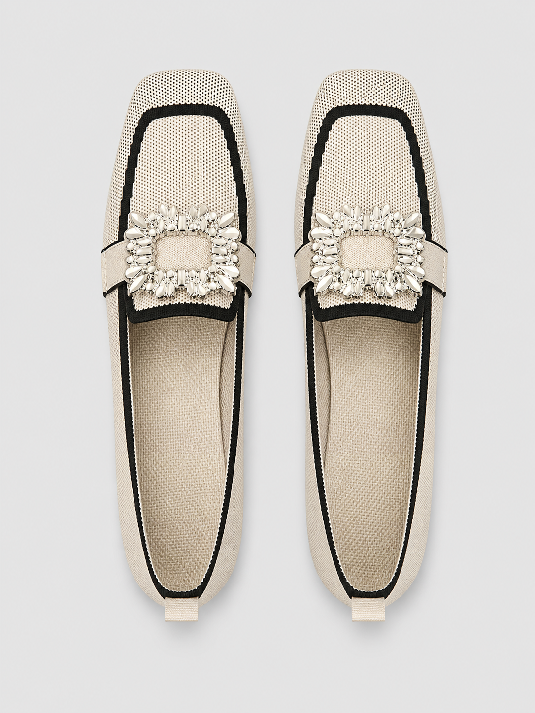 Women's Classic Leather Buckle Loafers