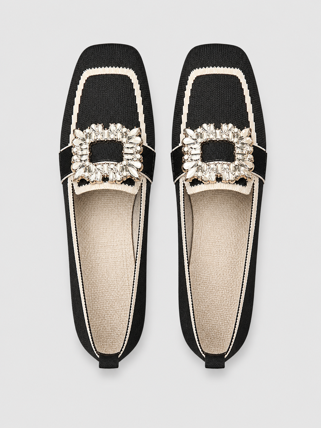 Women's Classic Leather Buckle Loafers