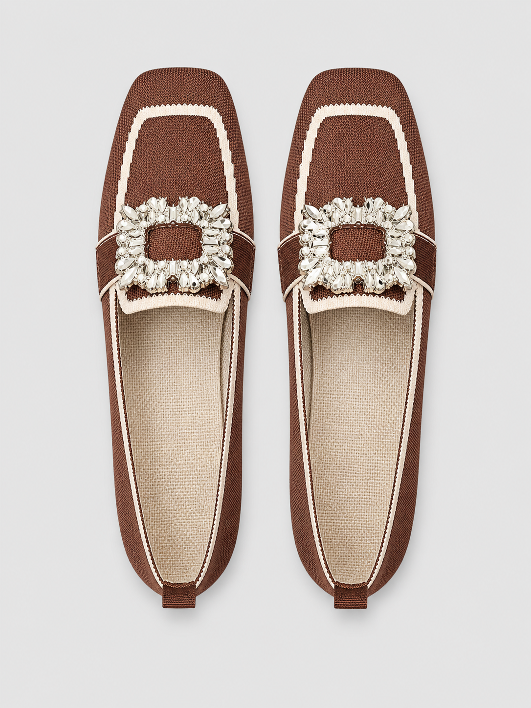 Women's Classic Leather Buckle Loafers