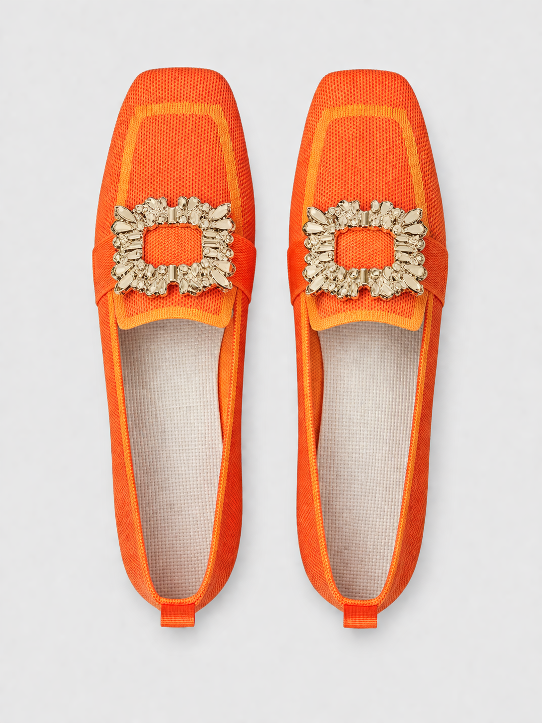 Women's Classic Leather Buckle Loafers