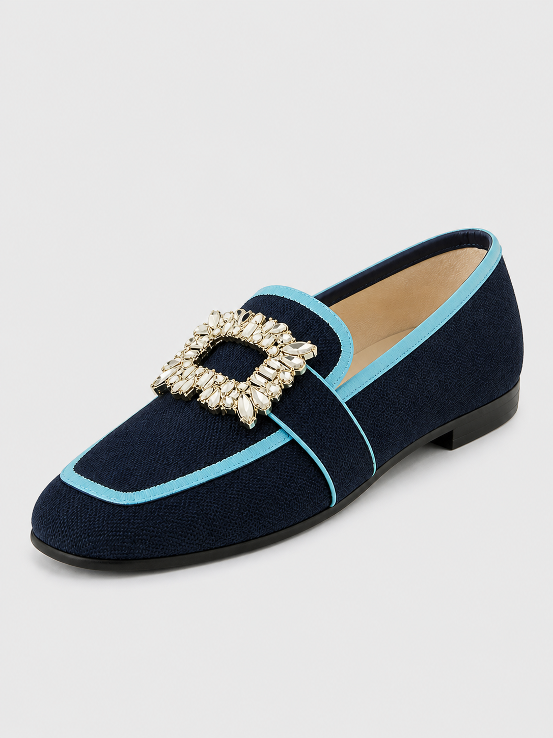 Women's Classic Leather Buckle Loafers