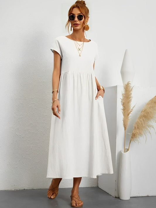 Timeless Elegant Midi Dress - OutfitLondon