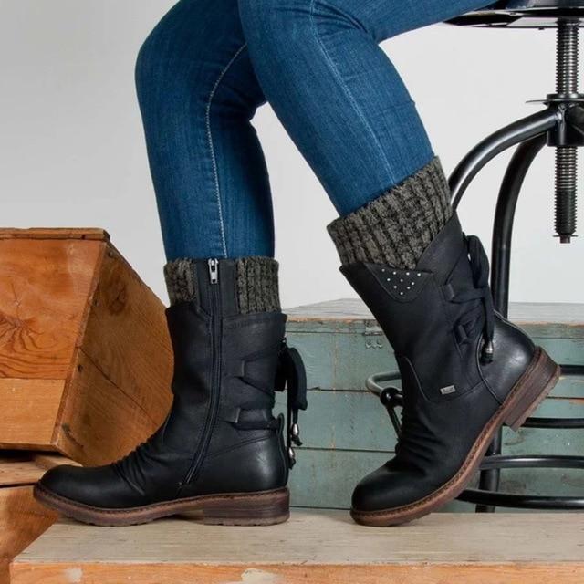 Cozy Ladies Winter Ankle Boots