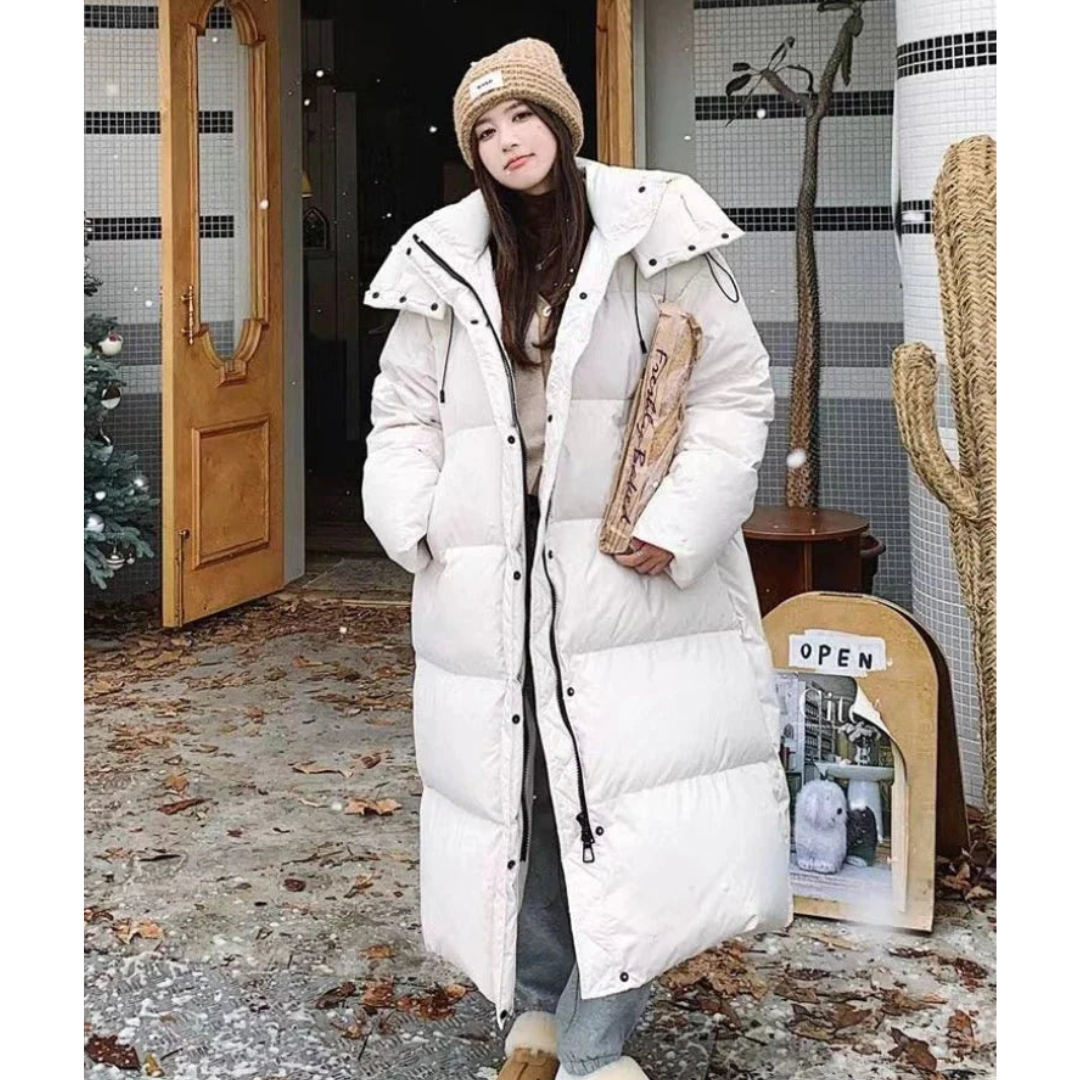 Warm Waterproof Puffer Coat for Women's Winter