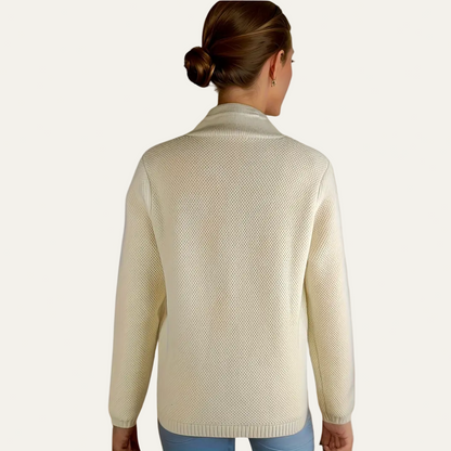 Soft Ladies Cable Knit Cardigan Sweater