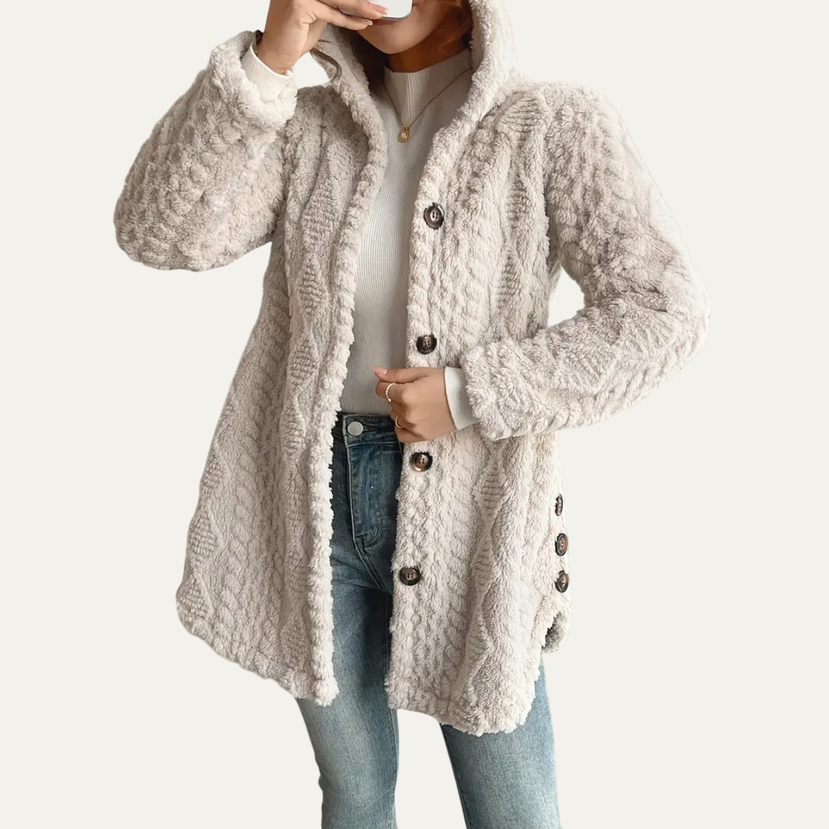 Soft Fleece Hooded Women's Jacket