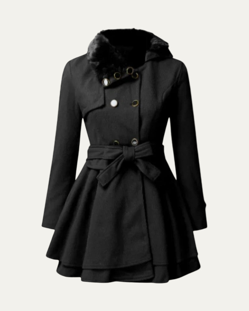 Luxury Faux Fur Long Parka Coat - OutfitLondon