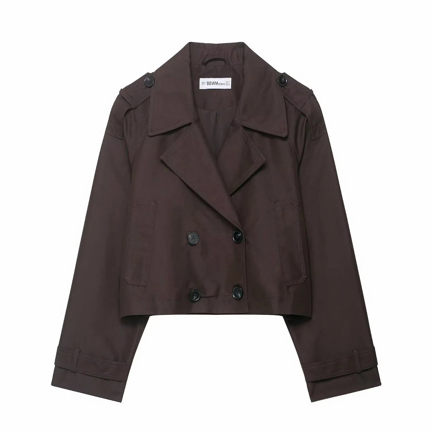 Classic Women's Trench Coat - Warm Winter Office Jacket