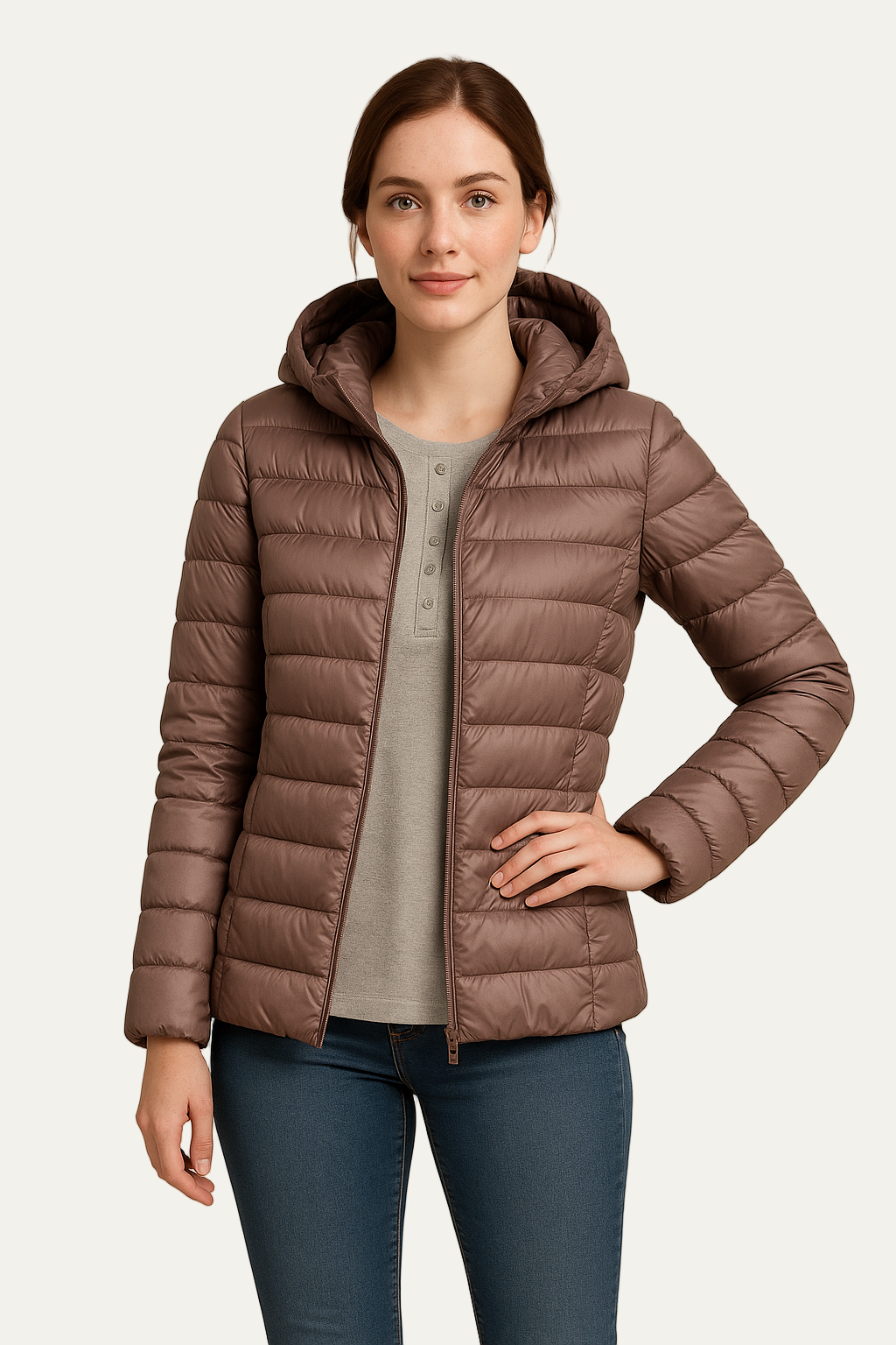 Women's Warm Thick Down Parka Jacket