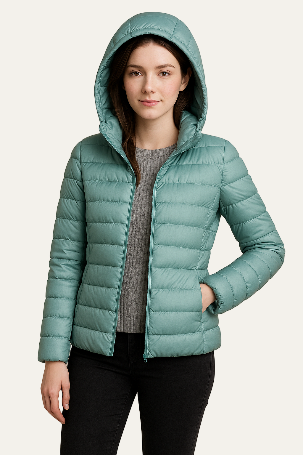 Women's Warm Thick Down Parka Jacket