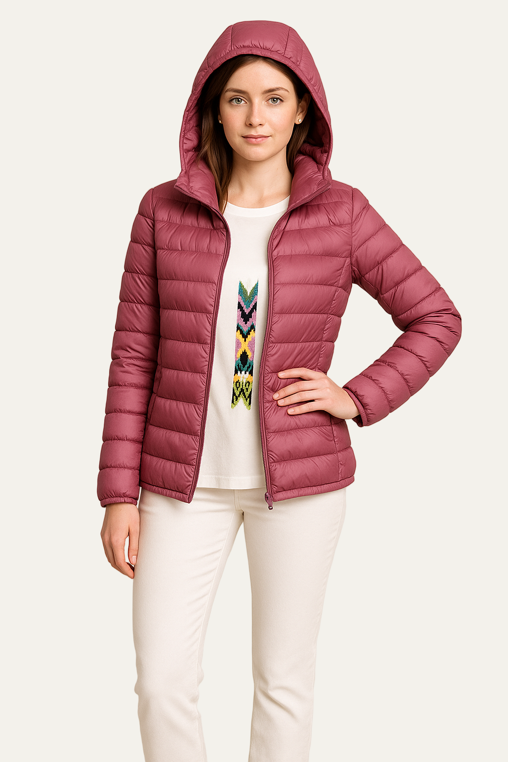 Women's Warm Thick Down Parka Jacket - OutfitLondon