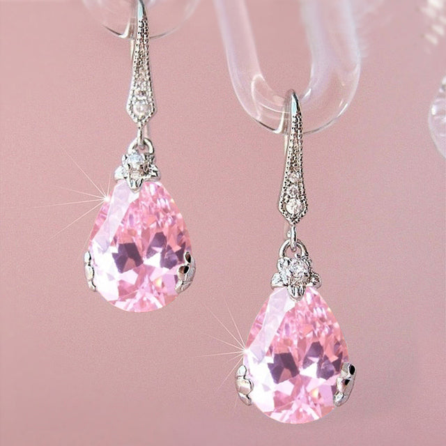 Classic White Drop Pearl Earrings