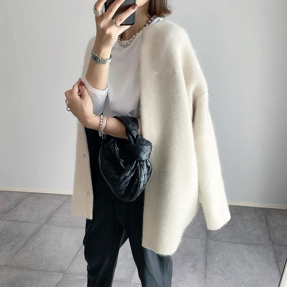 Women's Chic Ladies Knitted Open Cardigan