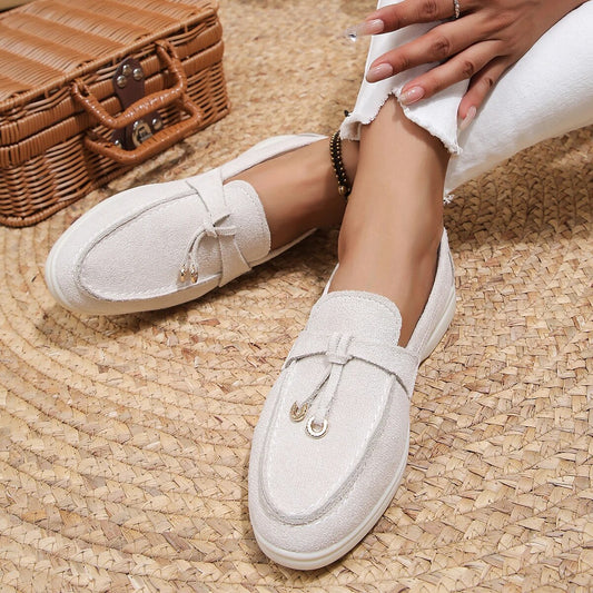Women's Elegant Leather Loafers with Comfortable Fit