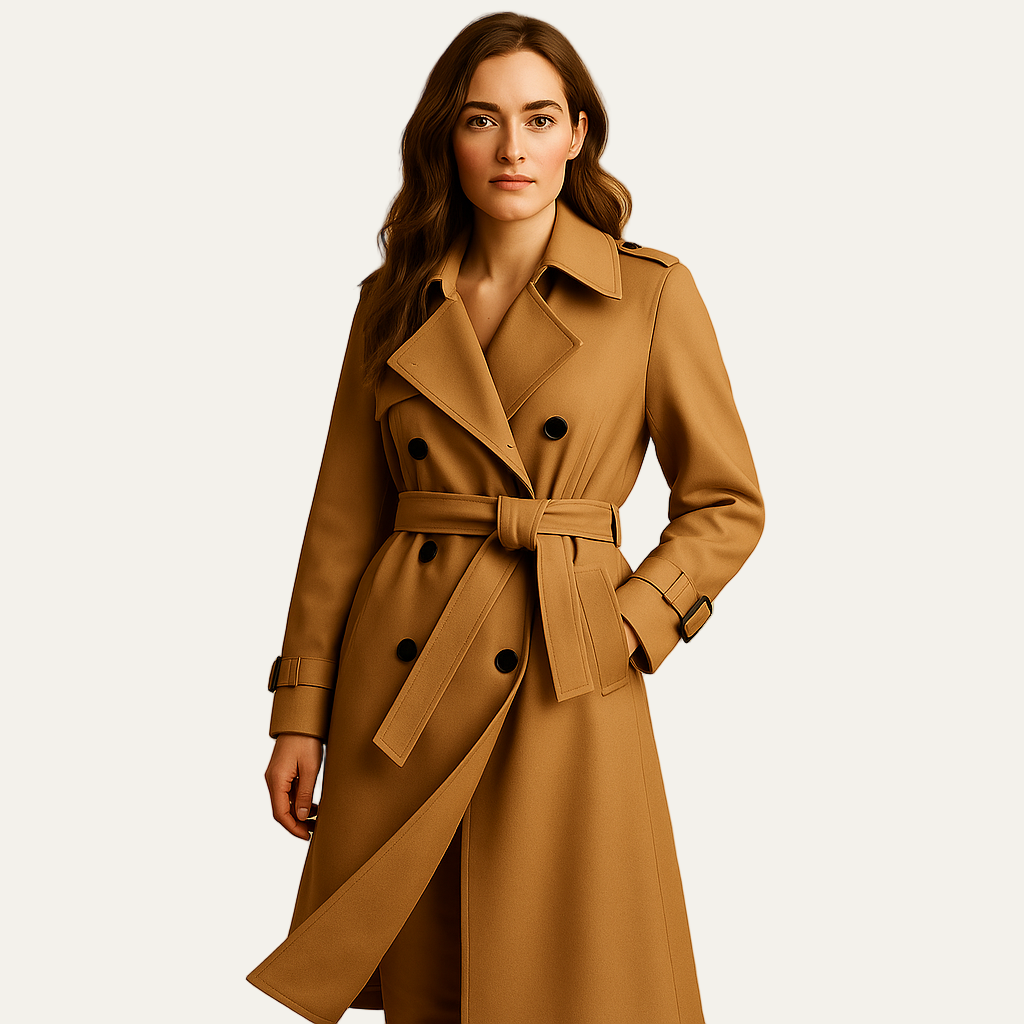 Simple Classic Fit Trench Coat - OutfitLondon