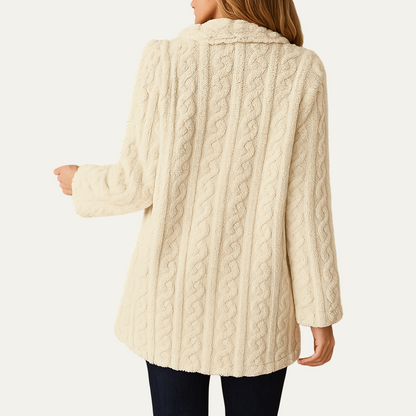 Warm Double Breasted Women's Wool Coat