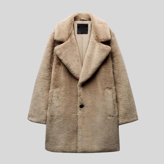 Luxurious Faux Fur Parka - Warm Oversized Coat - OutfitLondon