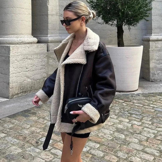 Women's Faux Fur Waterproof Parka Coat - OutfitLondon