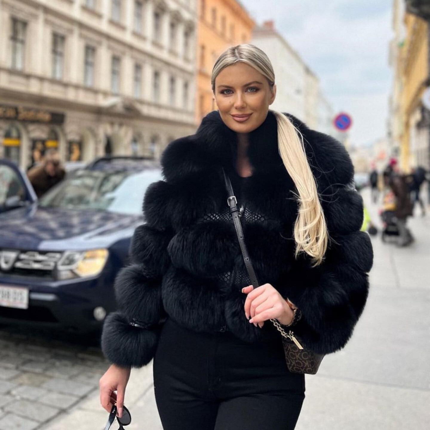 Premium Fake Fur Winter Parka Coat for Women