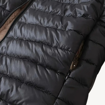 Ladies Soft Faux Fur Parka Coat