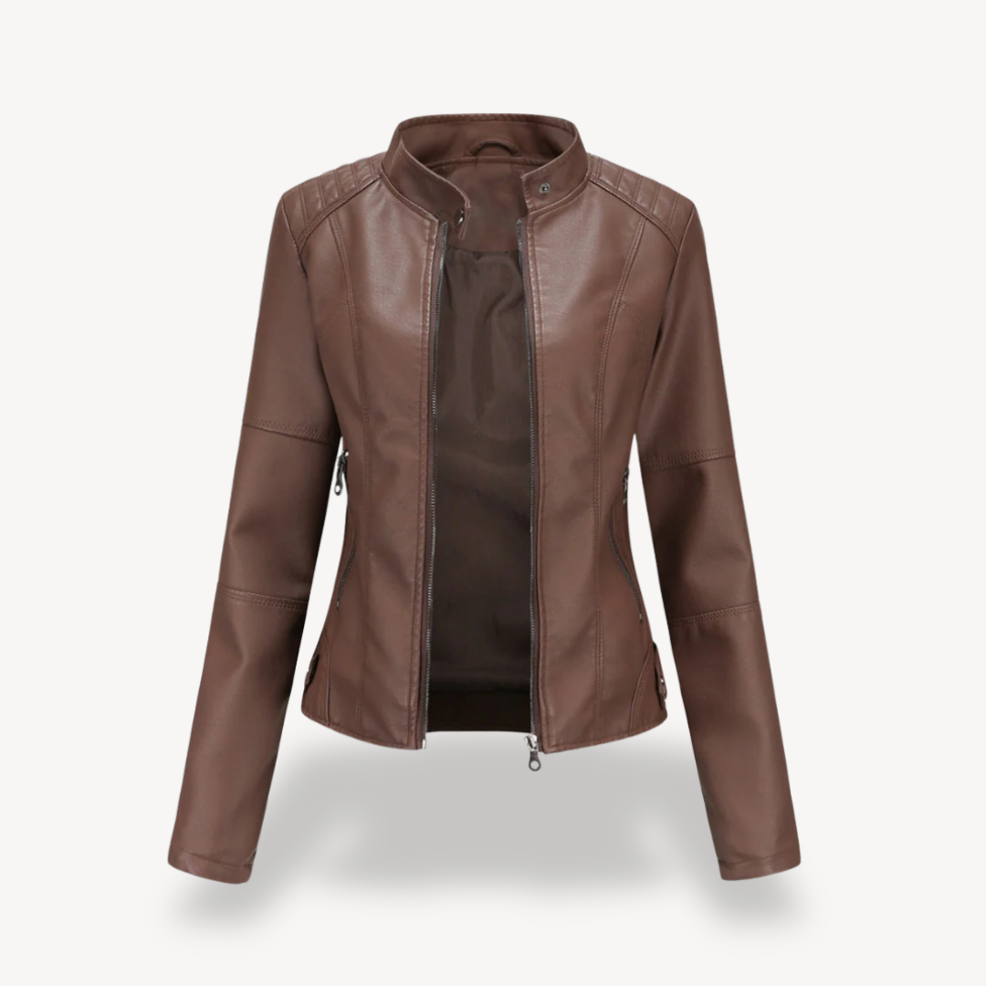 Timeless Brown Leather Motorcycle Jacket