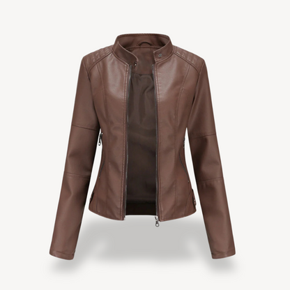 Timeless Brown Leather Motorcycle Jacket