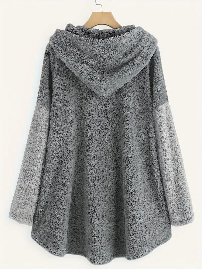 Soft Plush Festive Holiday Hooded Blanket