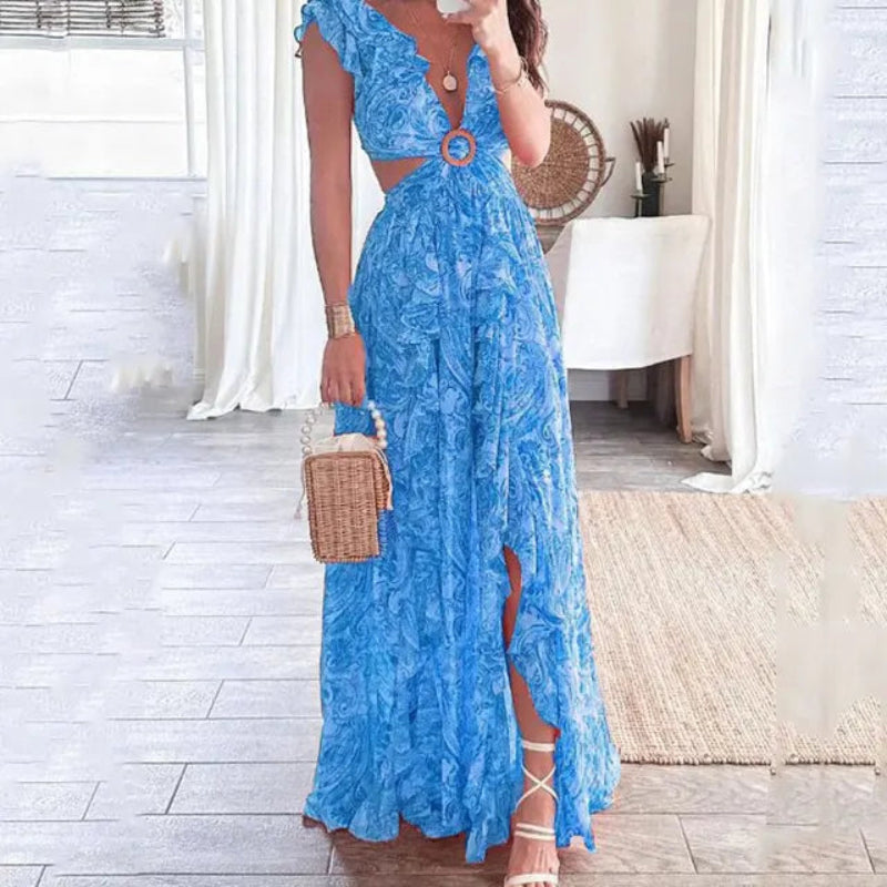 Women's Beautiful Floral Maxi Dress