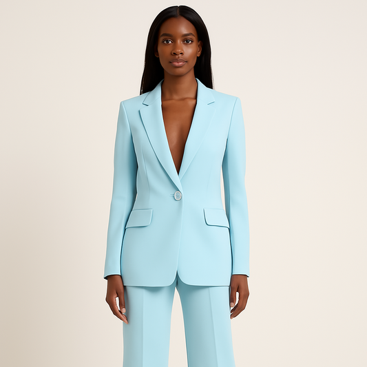 Professional Women's Business Jacket Pants Set - OutfitLondon