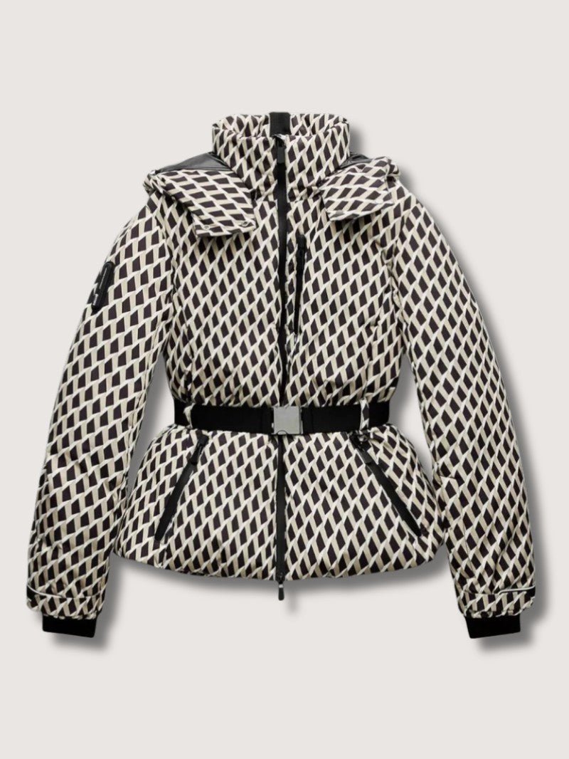 Warm Waterproof Women's Puffer Ski Jacket - OutfitLondon