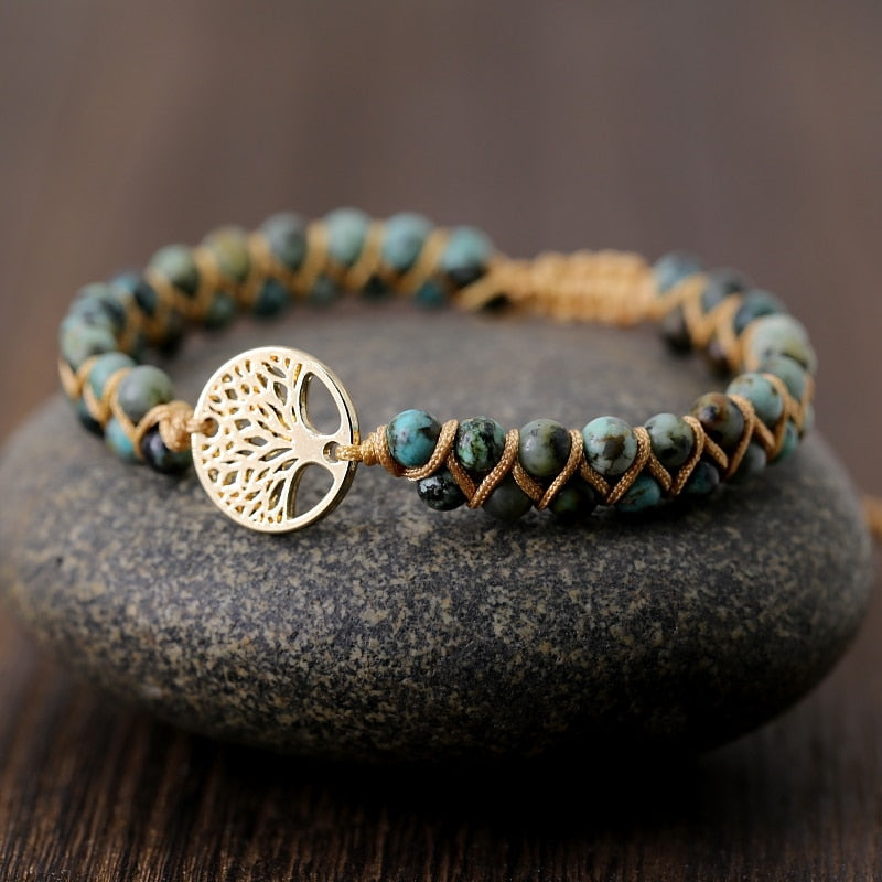 Stylish Women's Beaded Charm Bracelet - OutfitLondon