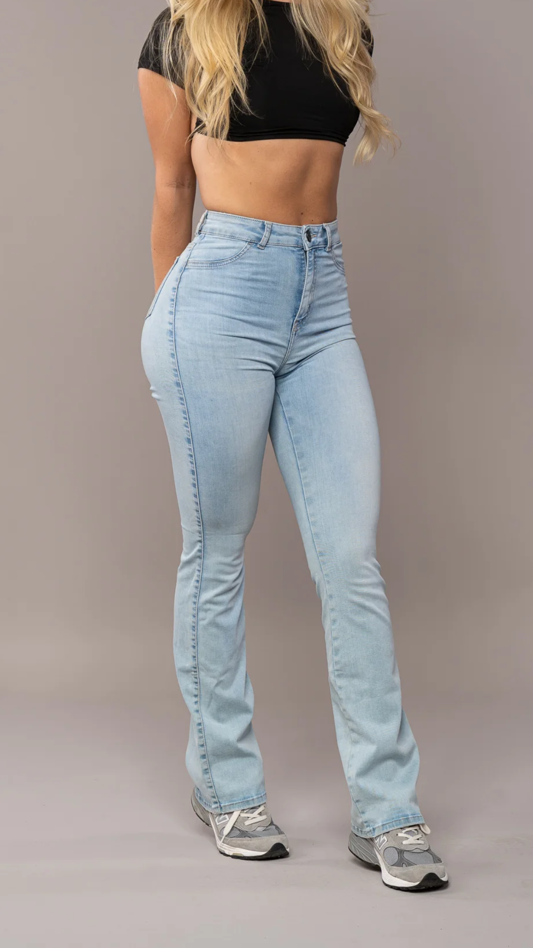 Women's Classic High Waist Flare Denim Jeans