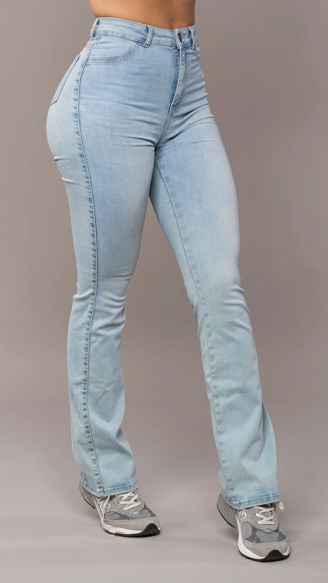 Women's Classic High Waist Flare Denim Jeans
