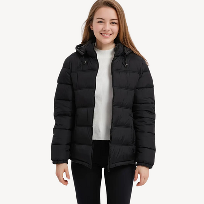 Warm Insulated Down Puffer Coat - OutfitLondon