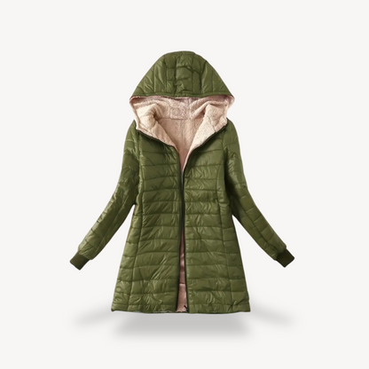 Ladies' Fuzzy Parka Winter Jacket