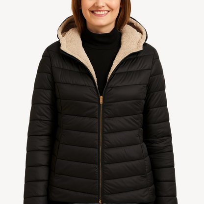 Ladies' Fuzzy Parka Winter Jacket