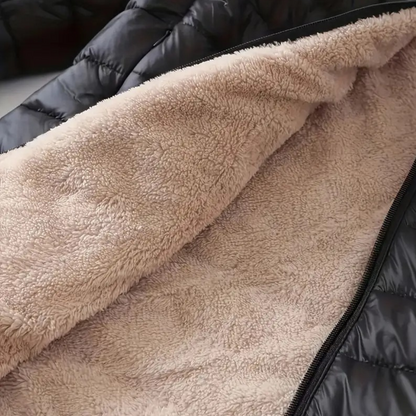 Ladies' Fuzzy Parka Winter Jacket