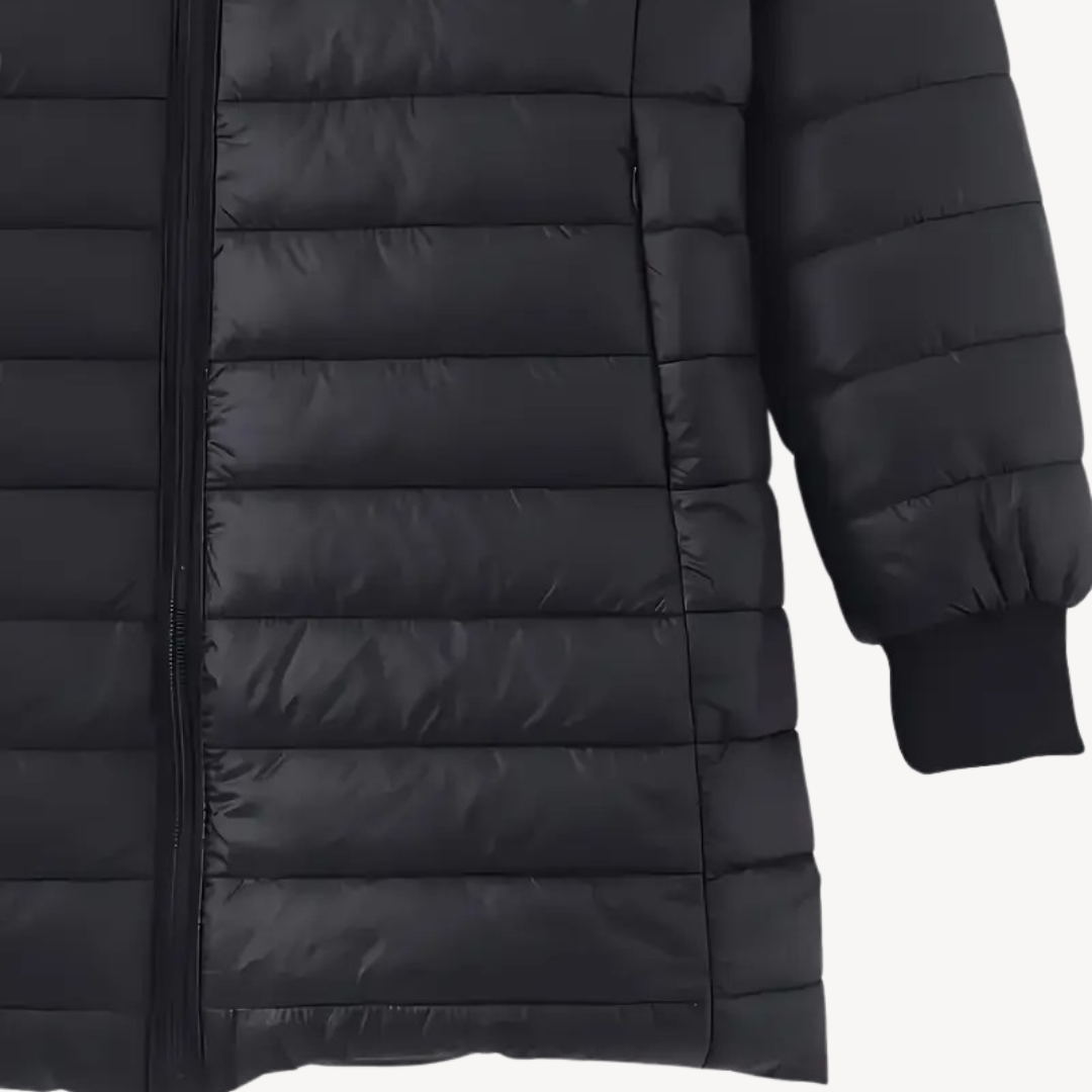 Ladies' Fuzzy Parka Winter Jacket