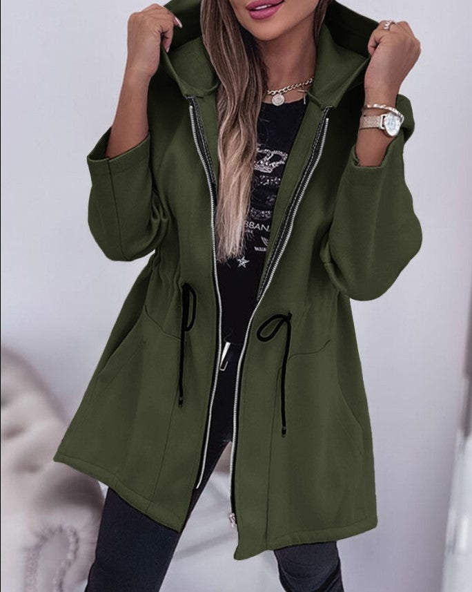 Waterproof Women's Hooded Hiking Jacket