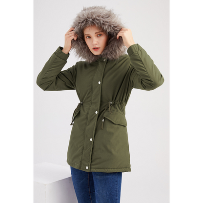 Women's Waterproof Insulated Hooded Winter Coat