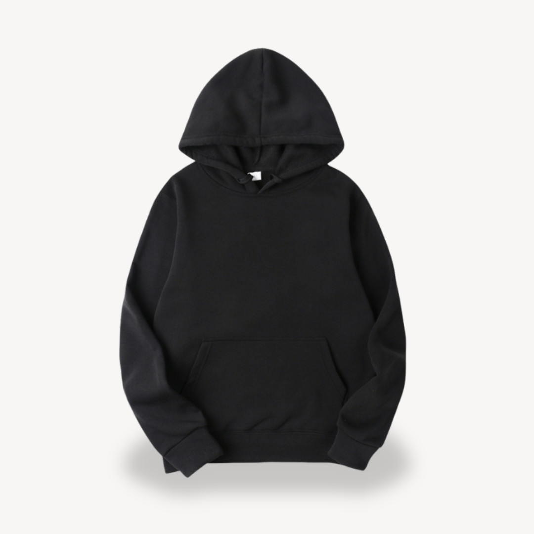 Relaxed Fit Basic Hooded Sweatshirt