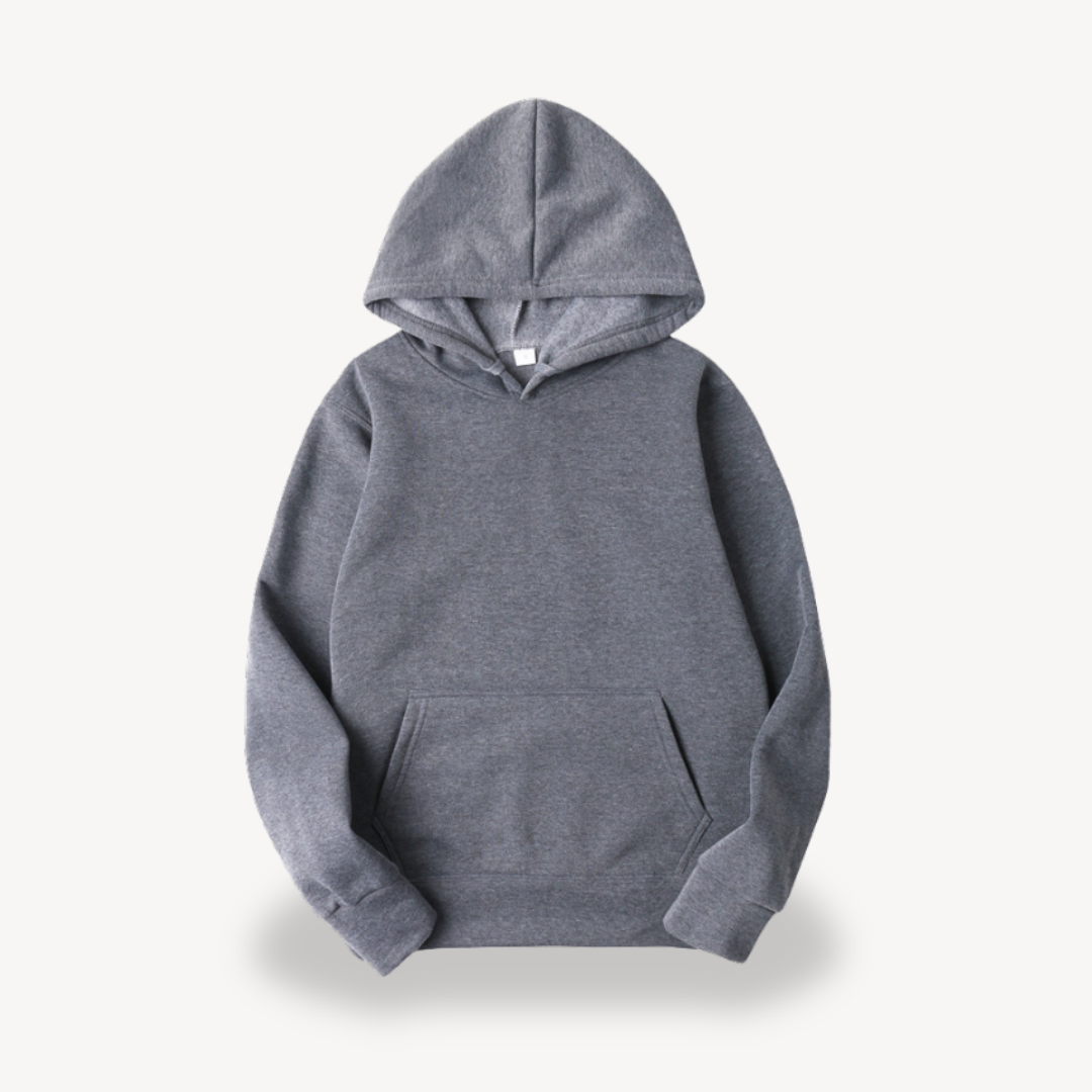 Relaxed Fit Basic Hooded Sweatshirt