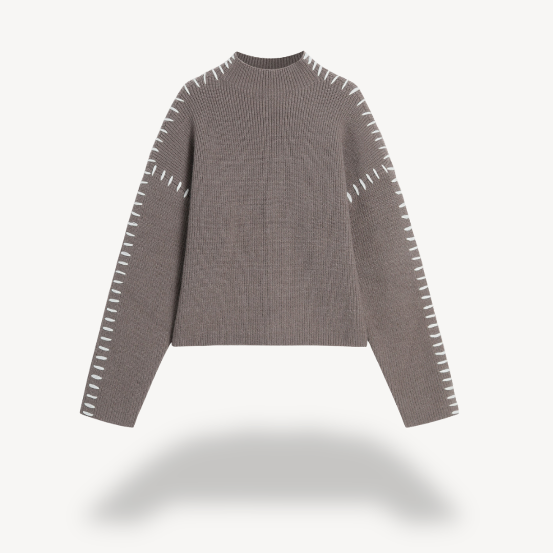 Ladies Soft Cable Knit Sweater