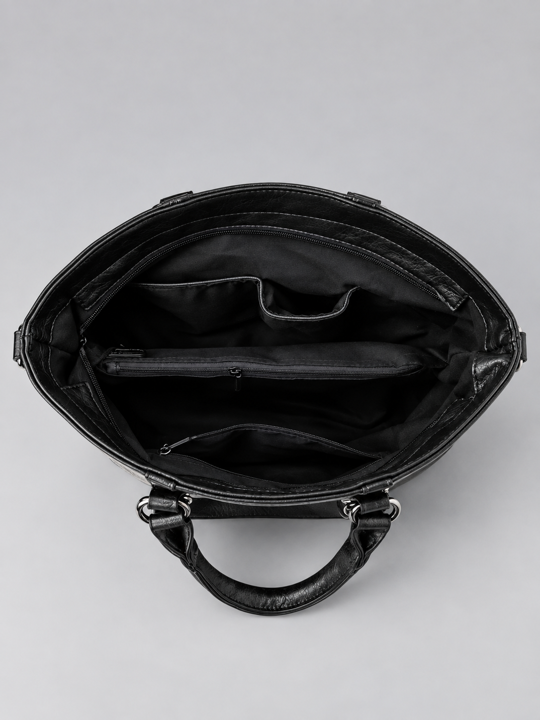 Women's Classic Leather Large Tote Bag with Adjustable Strap