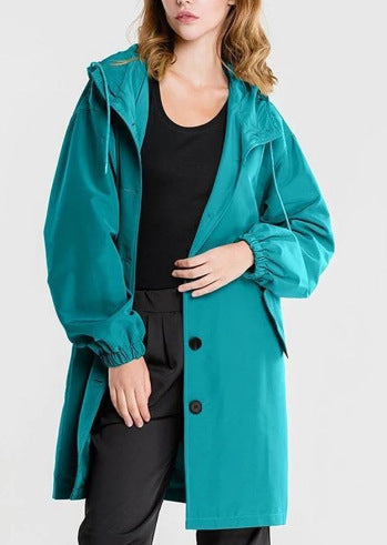 Waterproof Ladies Short Parka Rain Jacket