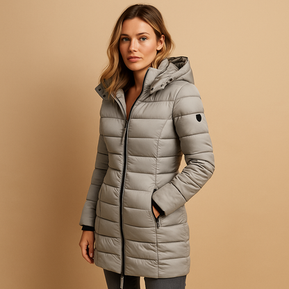 Soft Eco Friendly Women's Down Filled Coat