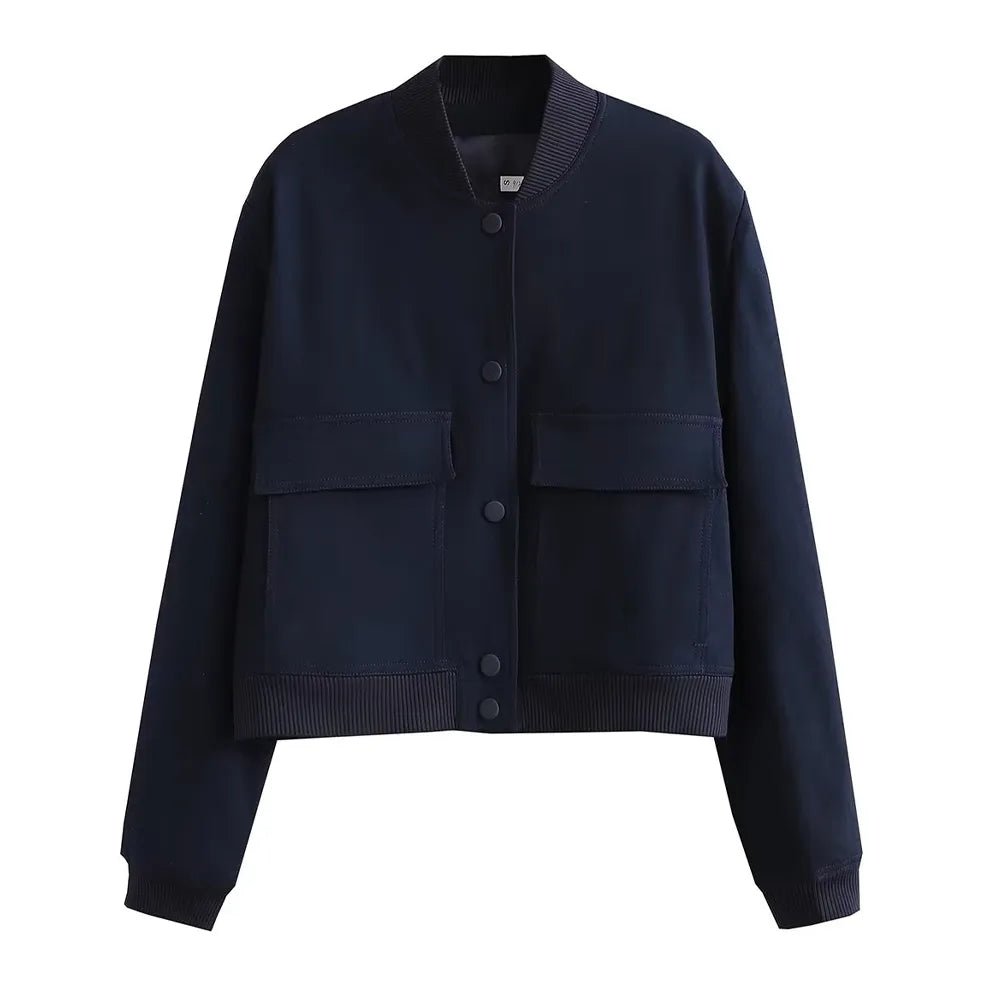 Women's Lightweight Nylon Bomber Jacket